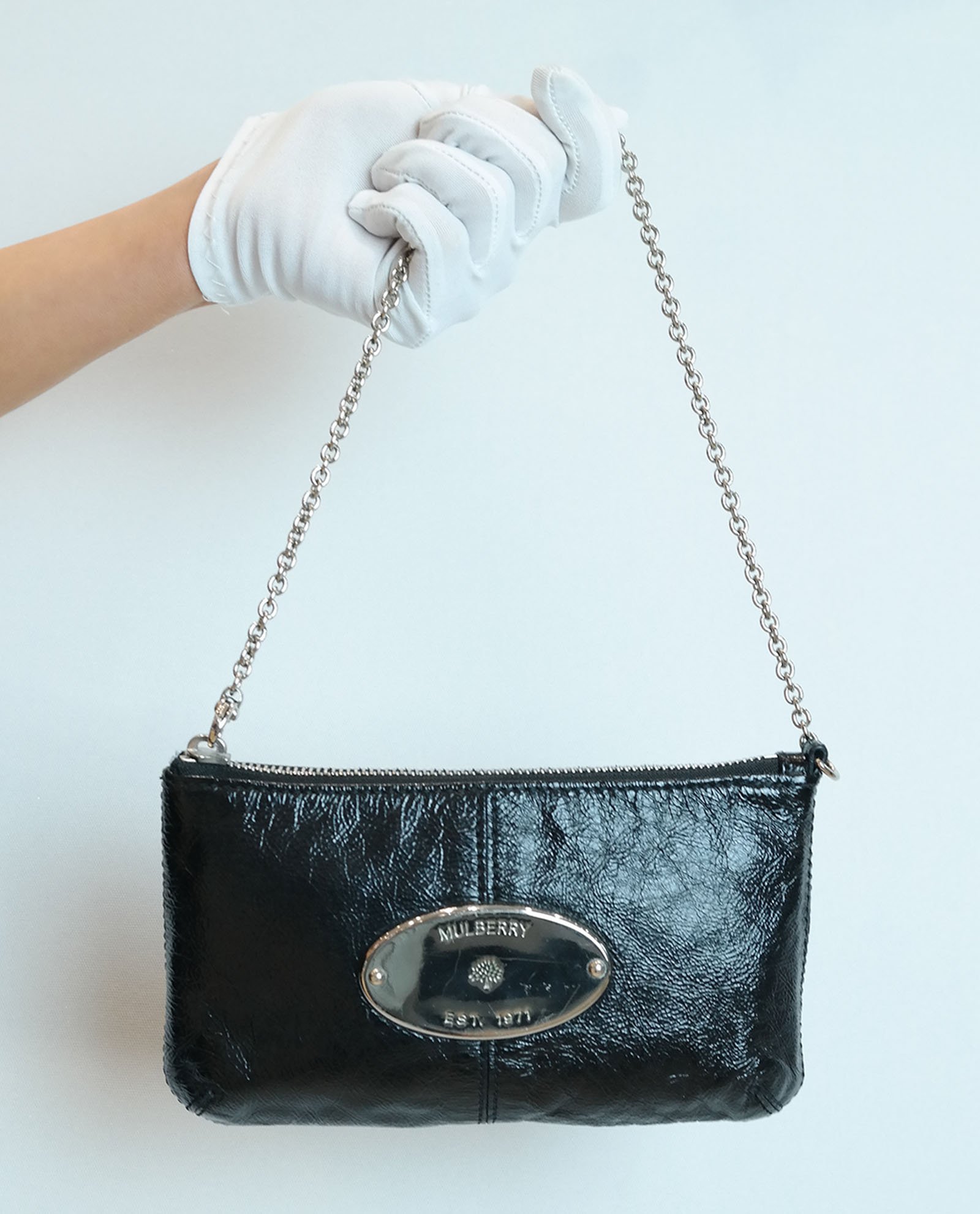 Mulberry charlie sales clutch bag